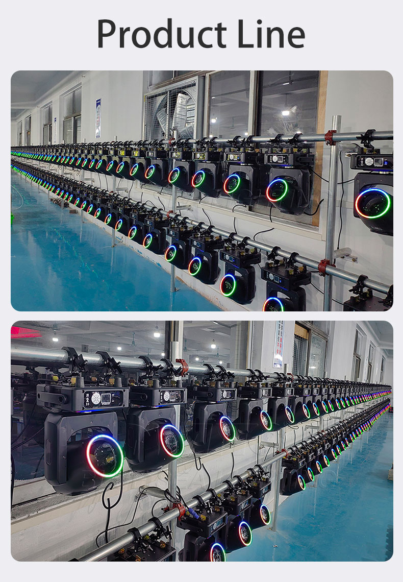 Mini 230w Beam 230 Moving Head Light With LED Ring-BLUESEA